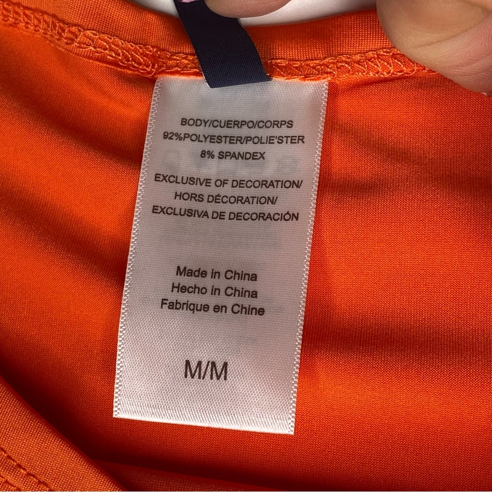 Nautica Dress sz Medium Orange UPF 30 - Picture 2 of 7